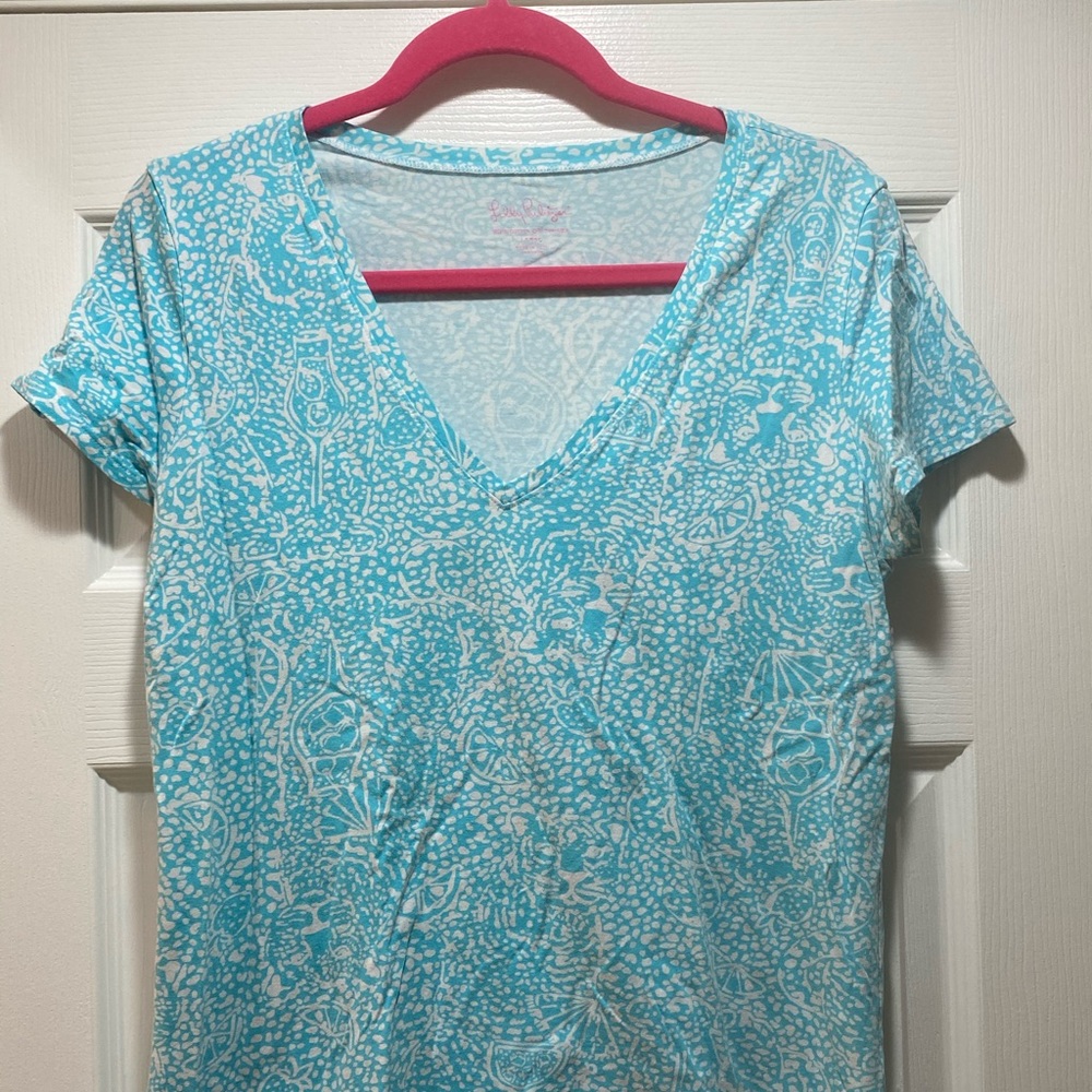 Martini patterned tshirt